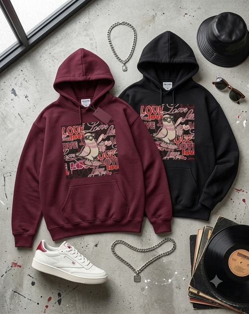 ARTY - - Graphic Love - - Sweat à capuche