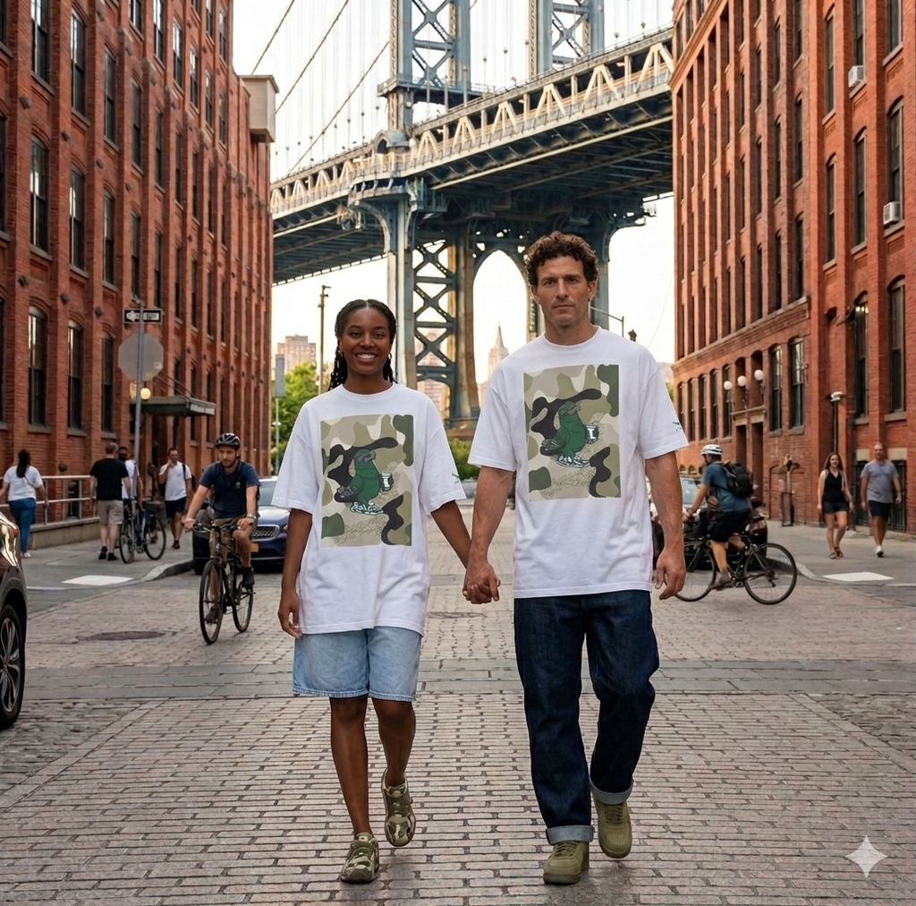 ARTY -- Grafic camouflage -- Tshirt Oversize