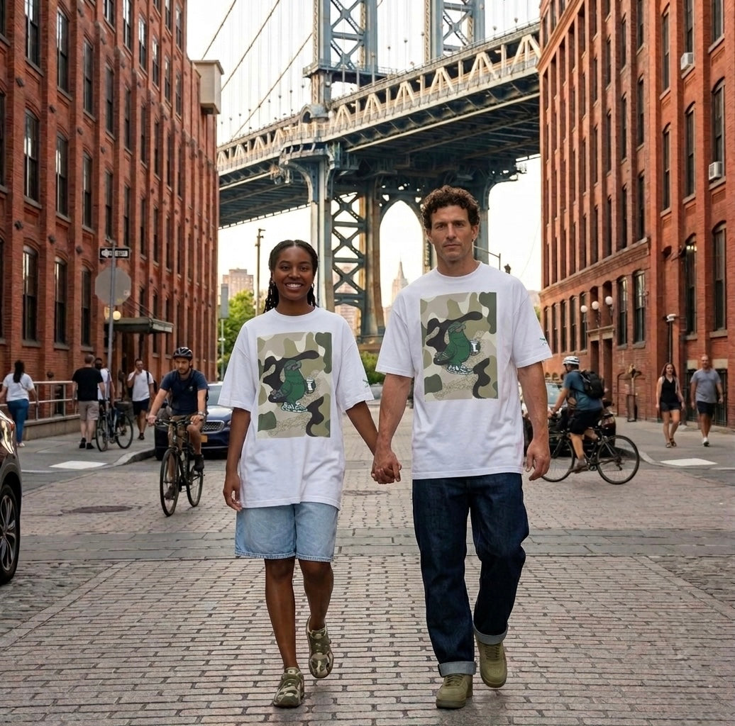 ARTY -- Grafic camouflage -- Tshirt Oversize