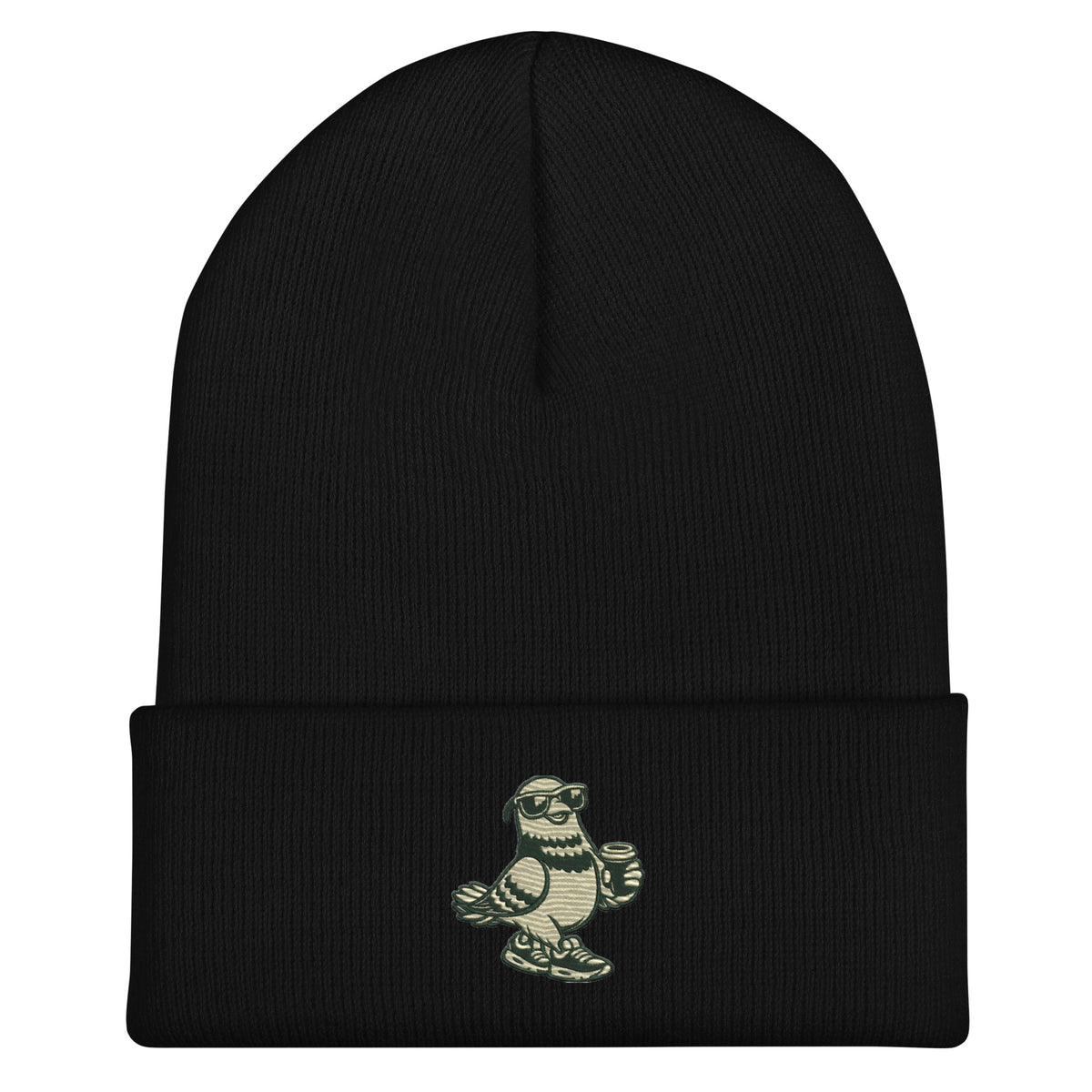 Bonnet à revers brodé unisexe DESTY