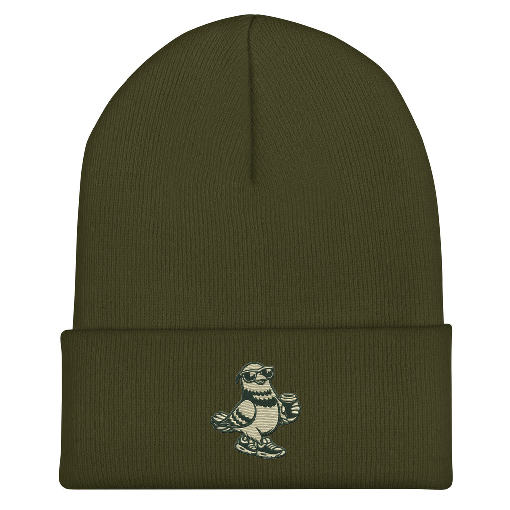 Bonnet à revers brodé unisexe DESTY