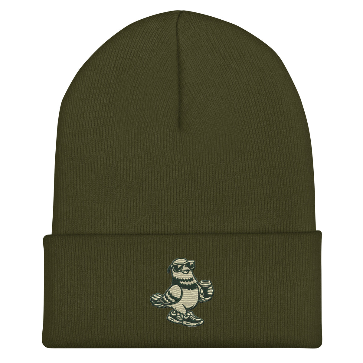 Bonnet à revers brodé unisexe DESTY