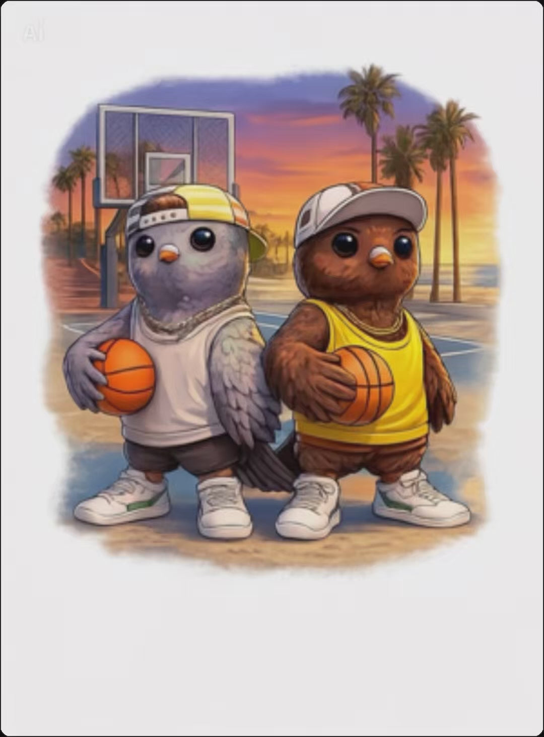 CITY -- Fan de Basket à Venice Beach -- Oversize
